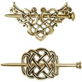 thumbnail image 1 of Celtic Hair Slides, Creative Minimalist Hair Barrettes and Claws for Women - Hair Accessories (Style C H -), 1 of 6