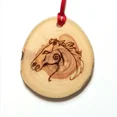 thumbnail image 1 of Celtic Horse Essential Oil Diffuser Decorative Ornament, Natural Tree Slice, 1 of 4