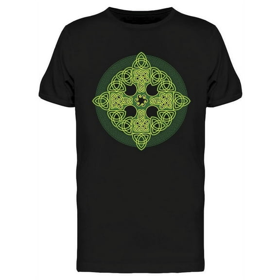 Celtic Knot Cross T-Shirt Men -Image by Shutterstock, Male Large
