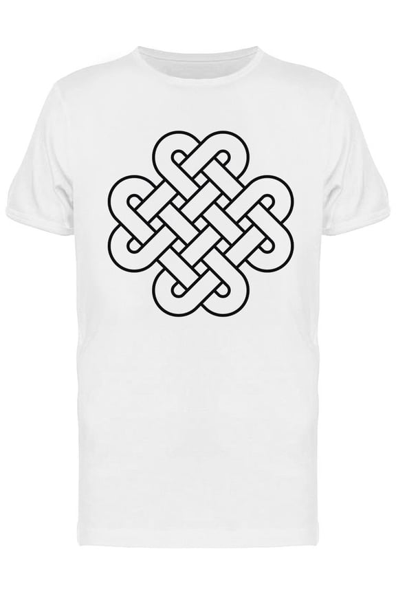Celtic Knot Design T-Shirt Men -Image by Shutterstock, Male Large