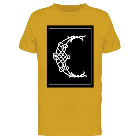 Celtic Knot Letter C Design T-Shirt Men -Image by Shutterstock, Male XX-Large