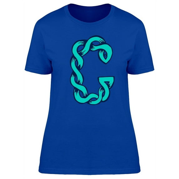 Celtic Knot Letter C T-Shirt Women -Image by Shutterstock, Female Large