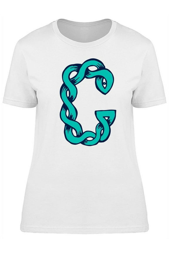 Celtic Knot Letter C T-Shirt Women -Image by Shutterstock, Female Medium