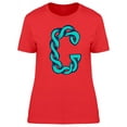 thumbnail image 1 of Celtic Knot Letter C T-Shirt Women -Image by Shutterstock, Female Medium, 1 of 2