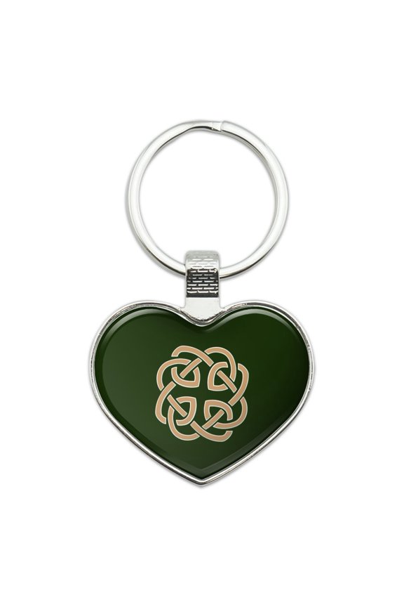 Celtic Knot Love Eternity Heart Love Metal Keychain Key Chain Ring