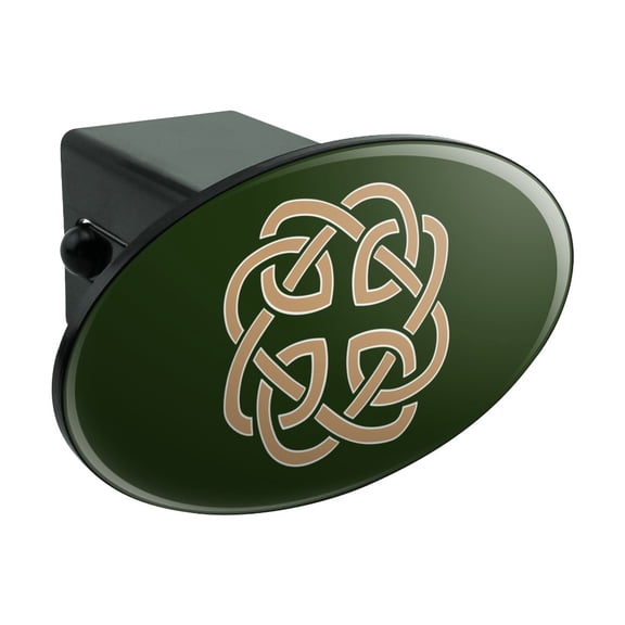 Celtic Knot Love Eternity Oval Tow Trailer Hitch Cover Plug Insert