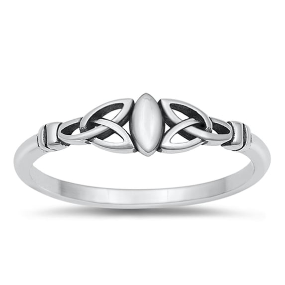 Celtic Knot Love Loyalty Friendship Ring .925 Sterling Silver Band Jewelry Female Male Unisex Size 9