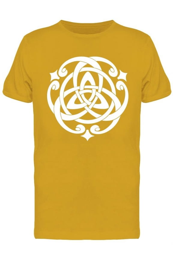 Celtic Knot Motif Design T-Shirt Men -Image by Shutterstock, Male Medium