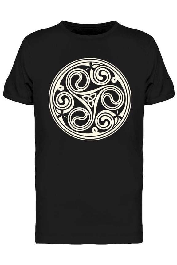 Celtic Knot Ornament Design T-Shirt Men -Image by Shutterstock, Male Large