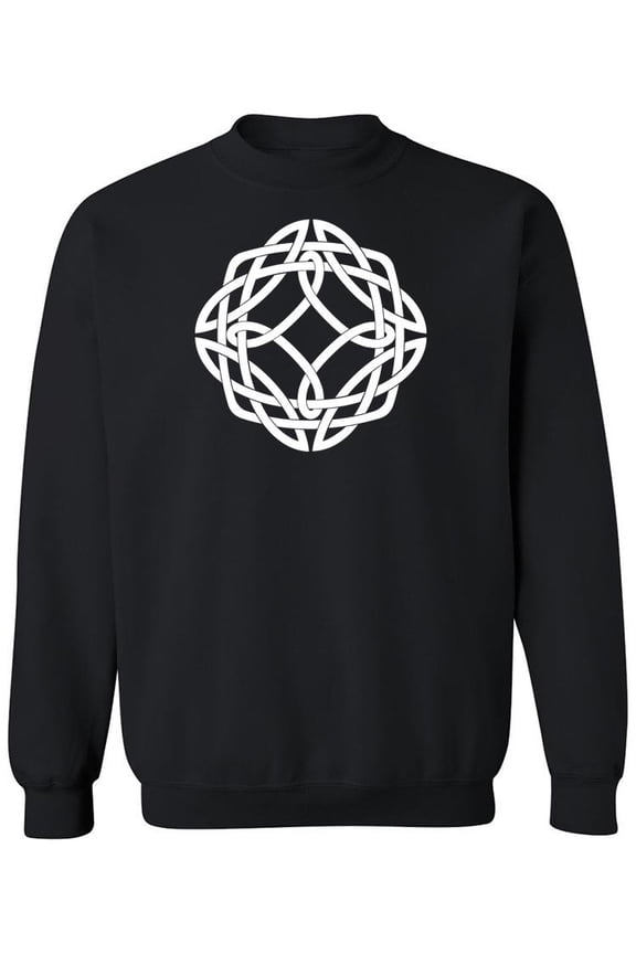 Celtic Knot Pattern Sweatshirt Men -Image by Shutterstock, Male x-Large
