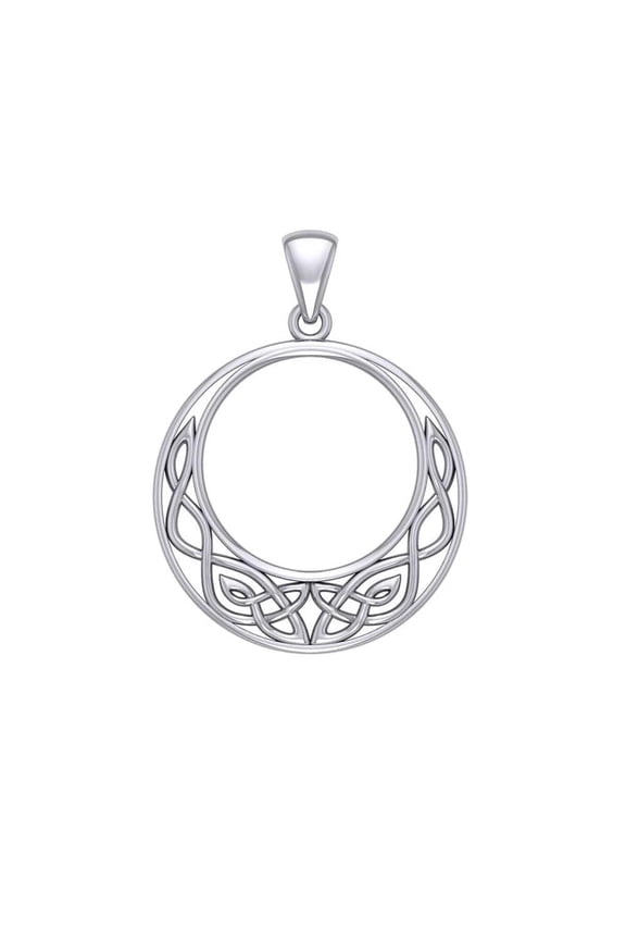 Celtic Knot Pendant 925 Sterling Silver Eternity Fine Ancestry Heritage Jewelry