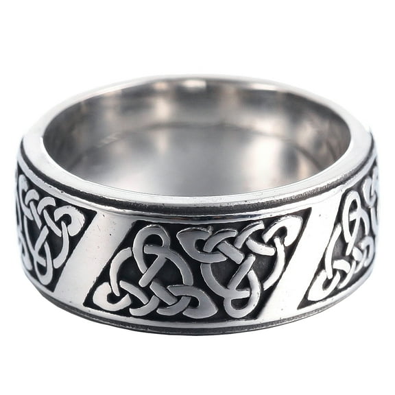 Celtic Knot Ring Punk Cool Viking Norse Mythology Jewelry Pinky Rings Nordic Rings (12)