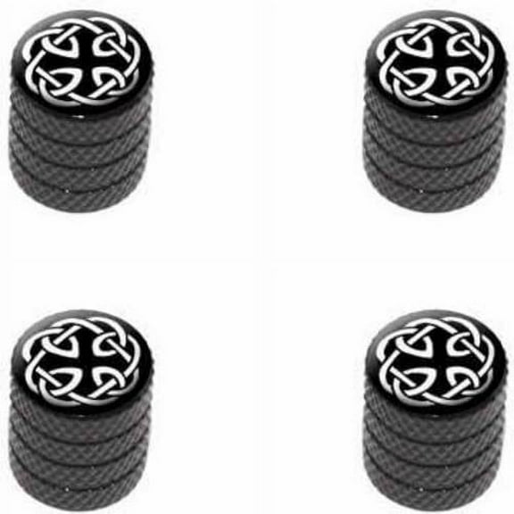 Celtic Knot Tire Rim Wheel Aluminum Valve Stem Caps, Multiple Colors