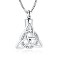 thumbnail image 1 of Celtic Knot Triquetera Cremation Jewelry for Ashes Urn Necklace Lockets Memorial Jewelry, 1 of 5