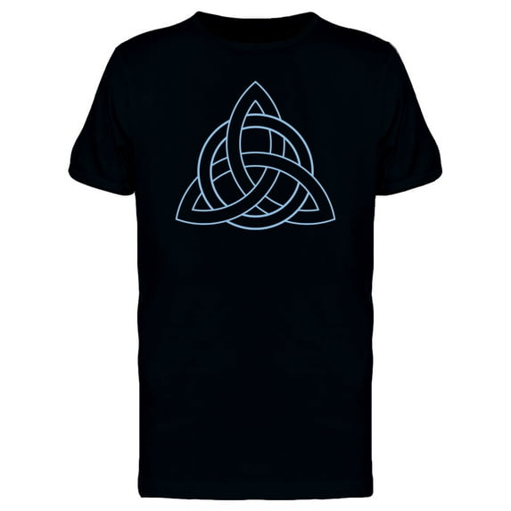Celtic Knot Triquetra T-Shirt Men -Image by Shutterstock, Male x-Large