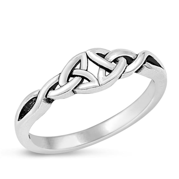 Celtic Knot Wholesale Ring .925 Sterling Silver Band Jewelry Female Male Unisex Size 8
