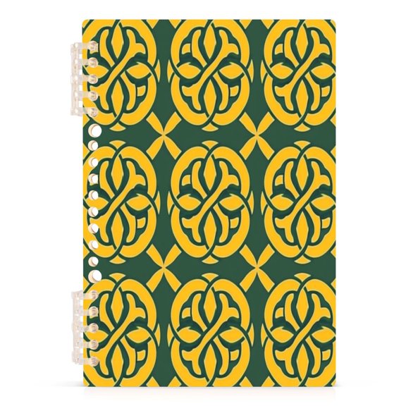 Celtic Knots A5 8.3x5.7in PP Notebook, Adjustable Rings, 60 Sheets, Diary or Journey Note