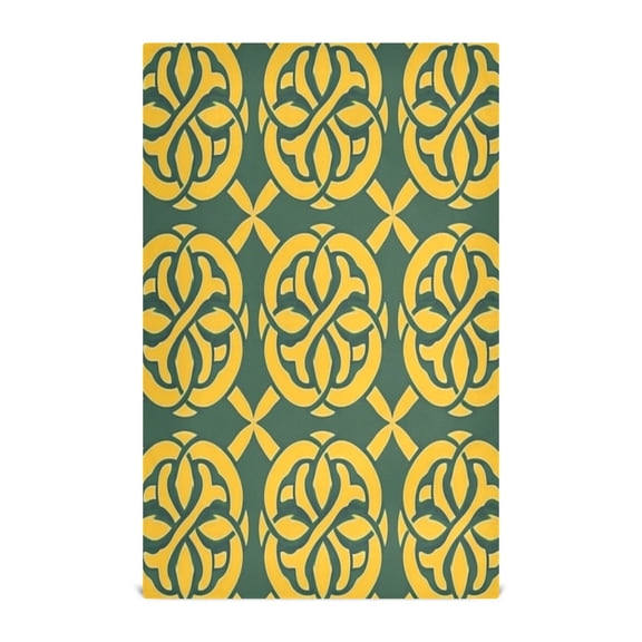 Celtic Knots Decorative Waffle Towel Kitchen Dishcloth 28x18in Multi-Use Tea Towel