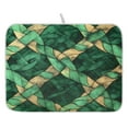 thumbnail image 1 of Celtic Knots Pattern Dish Drying Mat for Kitchen, Quick Drying Absorbent Soft Durable 16" x 18", 1 of 10