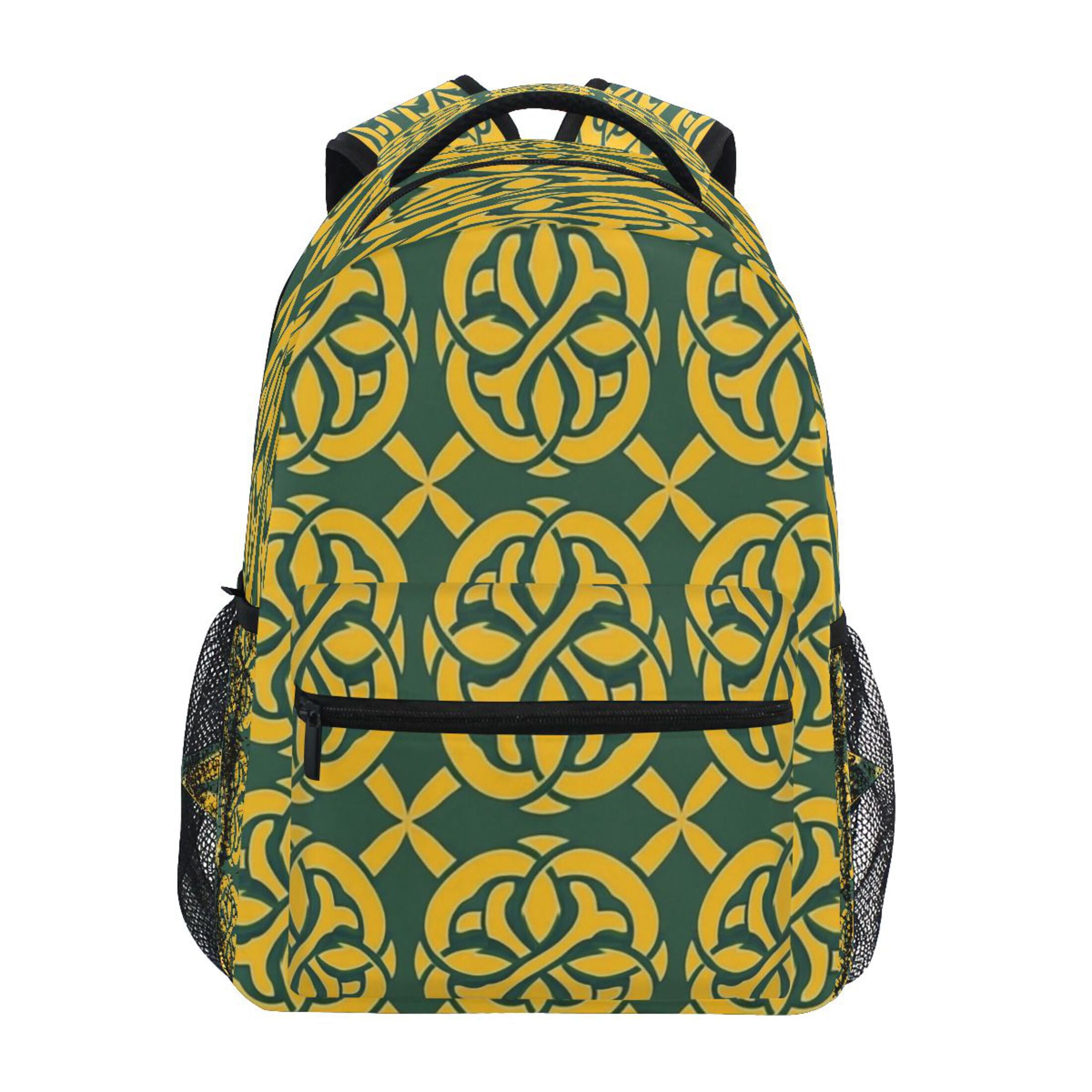 Photo inspiration: Visual Reference: Celtic Knots Stylish Large Backpack 15L Self Standing Durable Twill