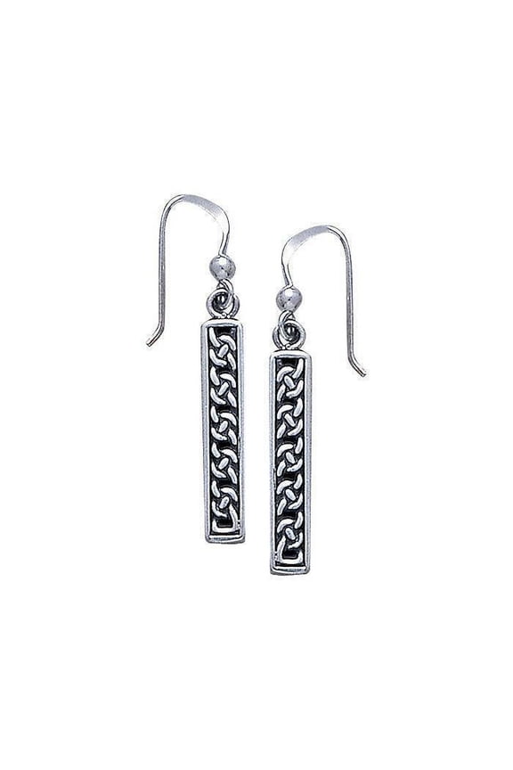 Celtic Knotwork 925 Sterling Silver Earrings Fine Ancestry Jewelry Tradition