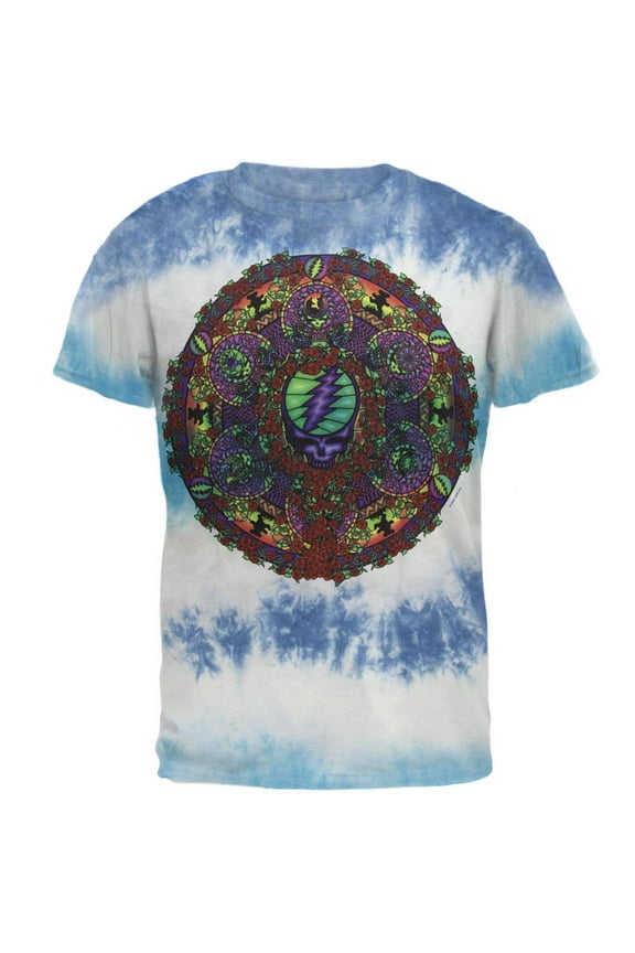 Celtic Mandala Blue Tie Dye T-Shirt
