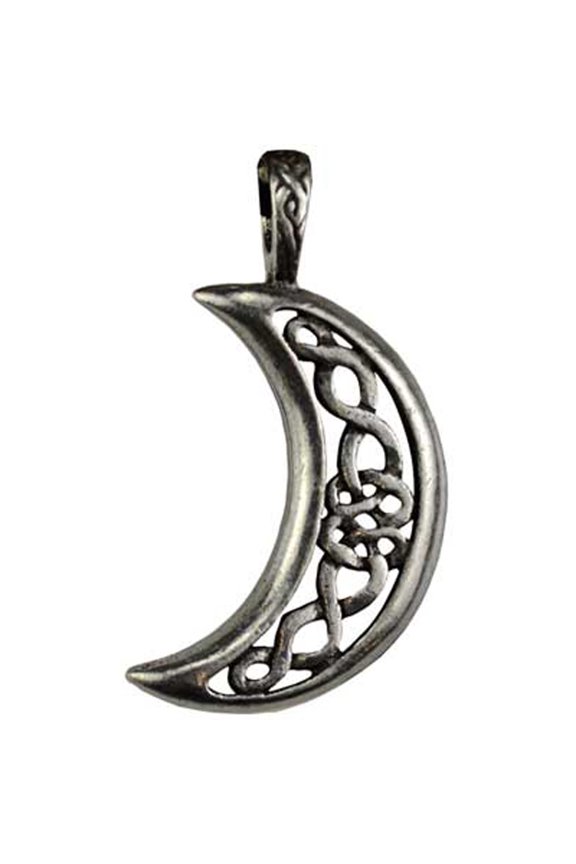 Celtic Moon Celestial Amulet - 1 1 By 2" X 3 By 4"