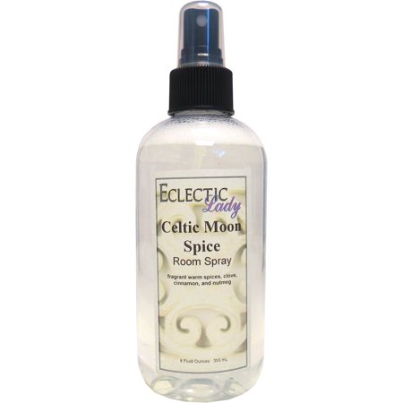 Celtic Moonspice Room Spray by Eclectic Lady (Double Strength), 16 Ounces, Fragrant Aromatic Room Mist For Home, Room, Office