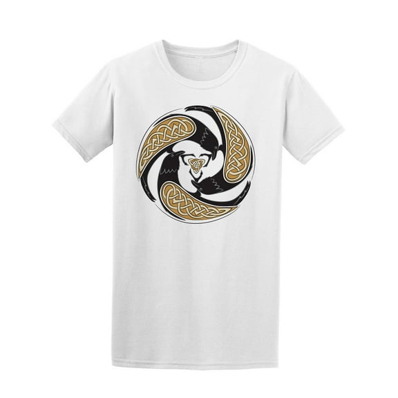 Celtic Ornament With Three Cows Tee Men's -Image by Shutterstock