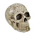 thumbnail image 1 of Celtic Owl Knotwork Human Skull Statue Pagan by Private Label, 1 of 5