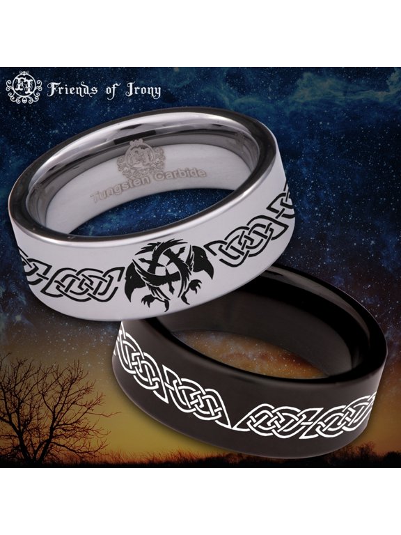 Celtic Raven Style 2 Ring