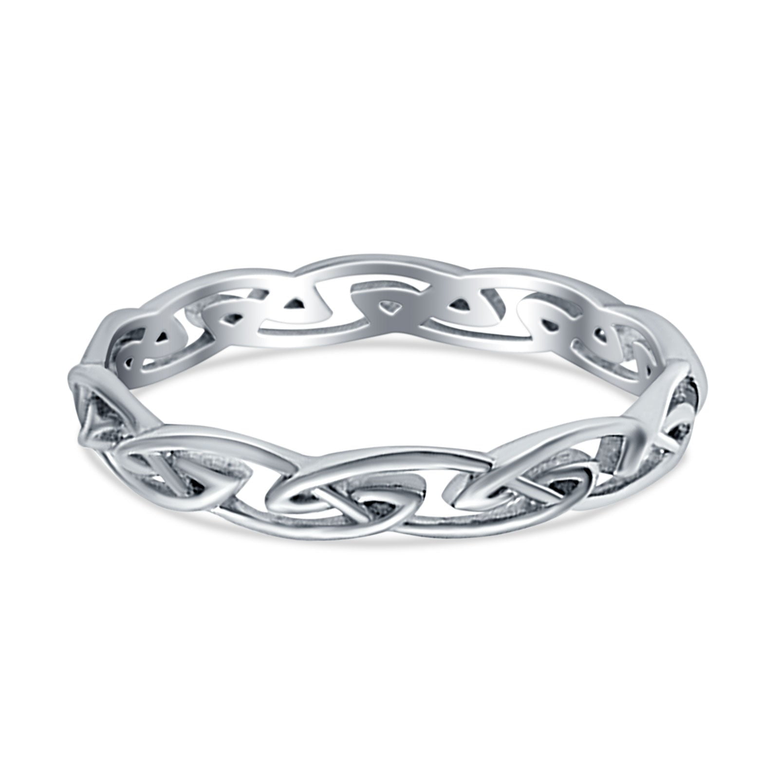 Rhodium sale plated band