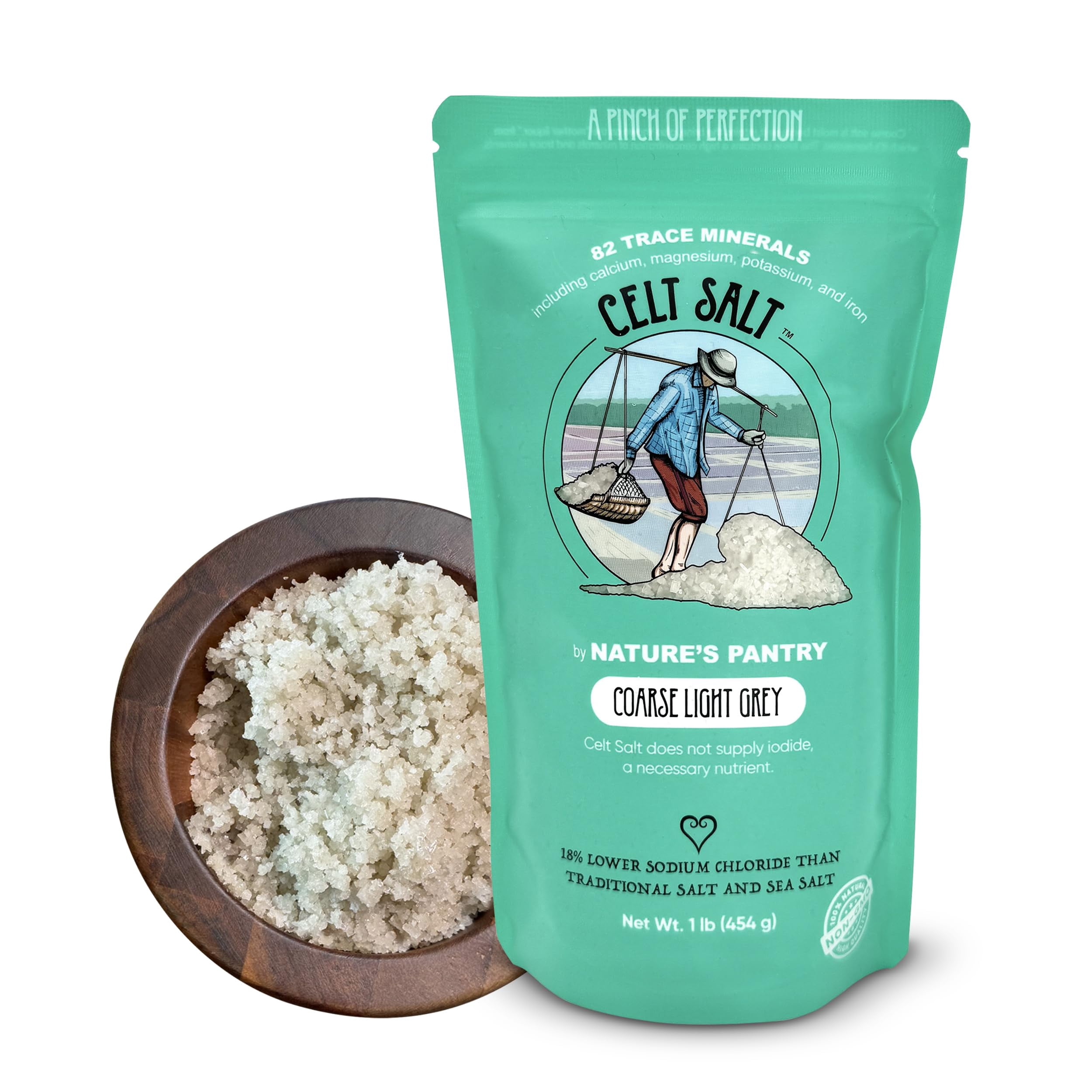 Celtic Salt Light Grey ESF27 Coarse, Celt Salt Organic & Unrefined ...