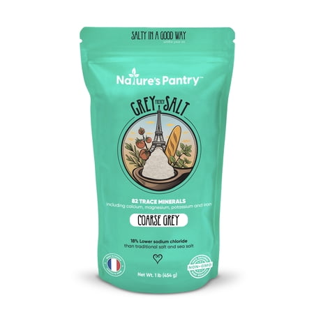 Nature's Pantry - French Grey Sea Salt Coarse Grey 1lb Bag