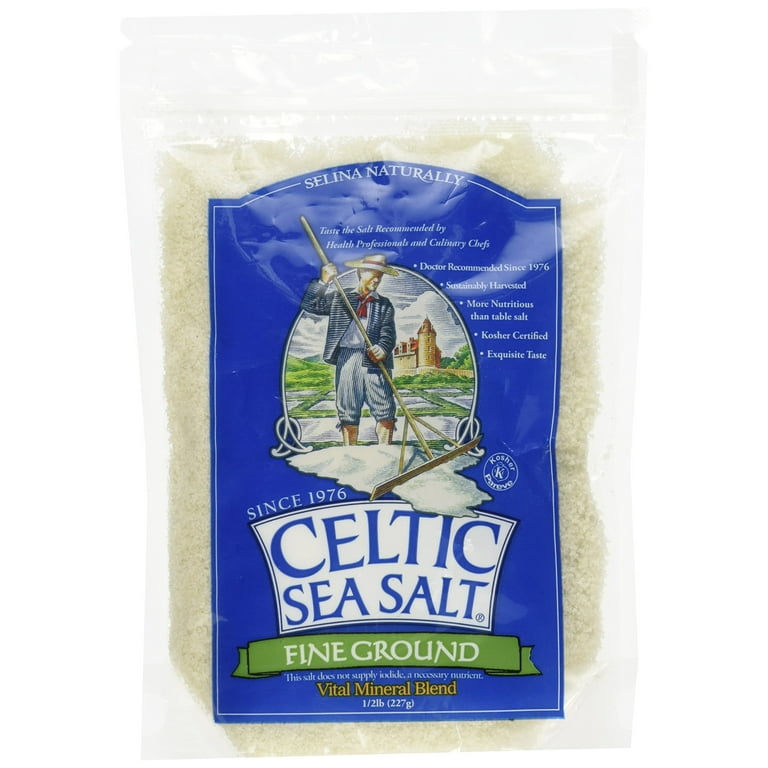 Celtic Sea Salt Fine CM31 Grnd Pou, 0.5 pounds