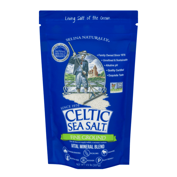 Celtic Sea Salt Fine Ground Salt Bag, 8 Oz