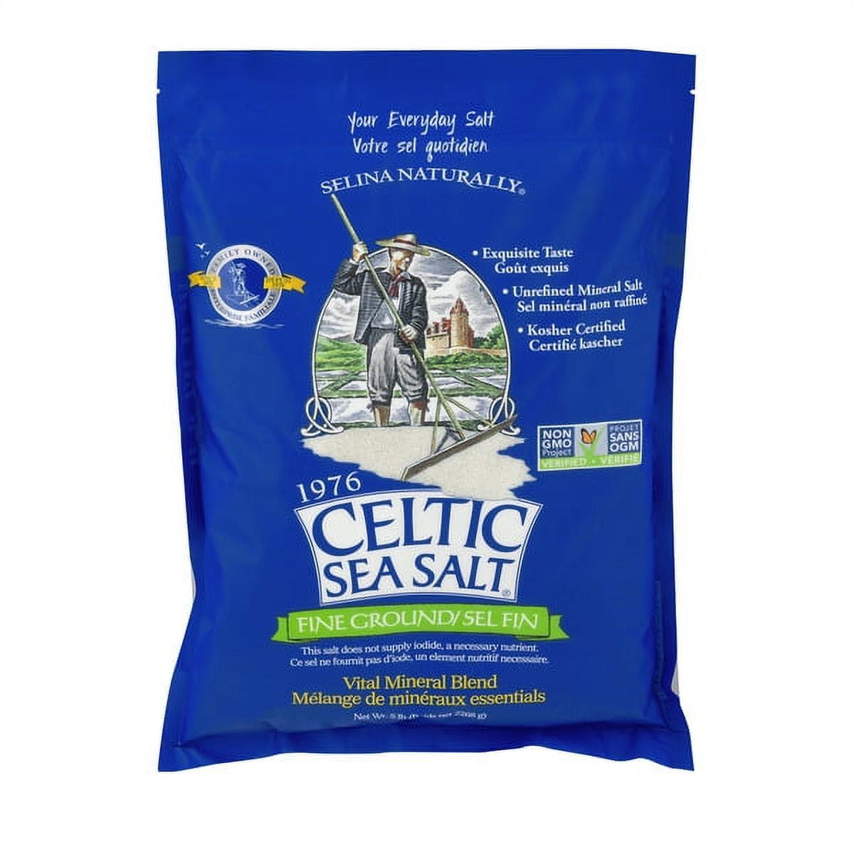 Celtic Sea Salt Fine Unrefined - 400 g - Polar Bear Health & Water