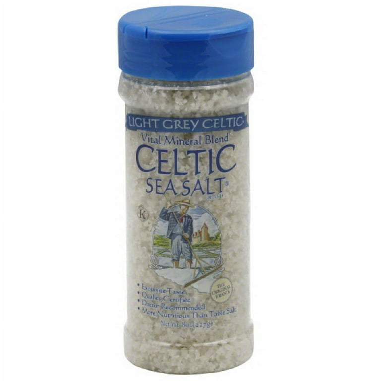 Celtic Sea Salt Light Grey Celtic Sea Salt, 8 oz, (Pack of 6)