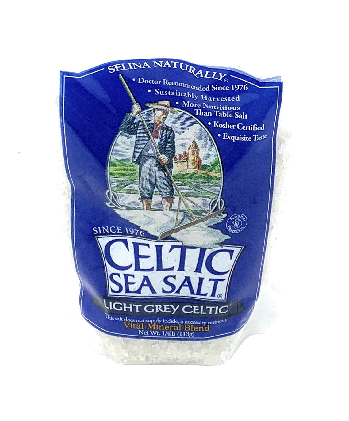 Celtic Sea Salt Light Grey Coarse Salt 4 oz