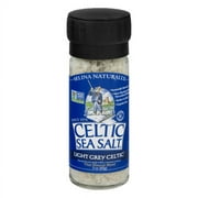Celtic Sea Salt Light Grey Coarse Sea Salt, 3 oz Grinder