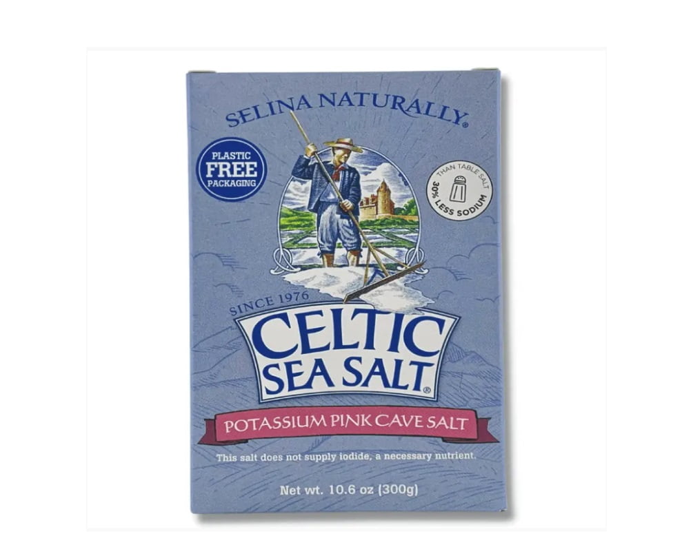 Celtic Sea Salt Potassium Pink Cave Salt 300g
