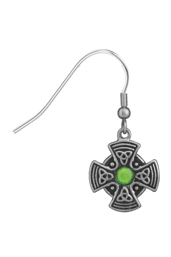 Celtic Shield Earrings Collectible Jewelry Accessory Tribal Dangles