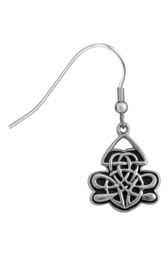 Celtic Shield Earrings Jewelry Collectible Accessory Tribal Dangles