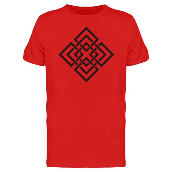 Celtic Square Design T-Shirt Men -Image by Shutterstock, Male Small