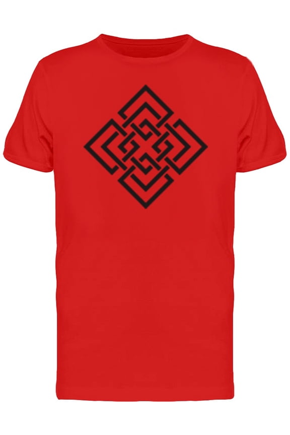 Celtic Square Design T-Shirt Men -Image by Shutterstock, Male Small
