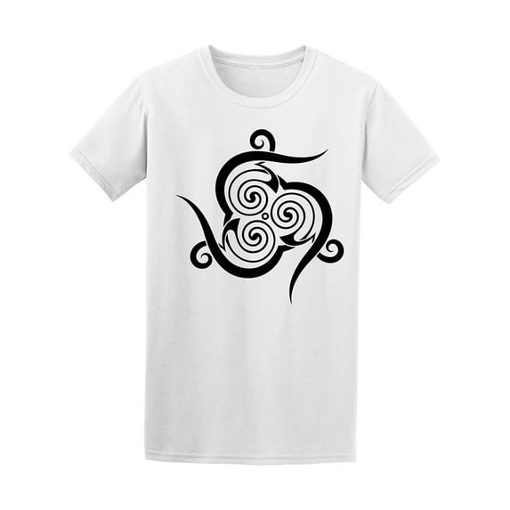 Celtic Style Spirals Men's Tee - Men T-Shirt, Xtra Large
