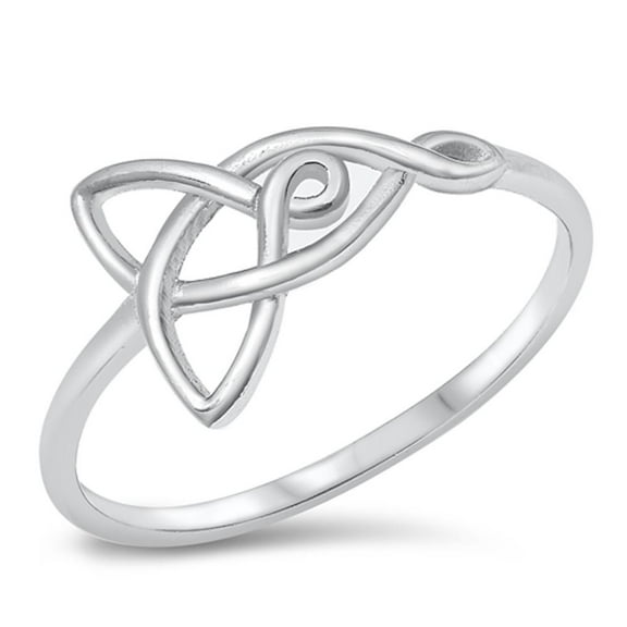 Celtic Symbol Knot Unity Wholesale Ring .925 Sterling Silver Band Jewelry Female Male Unisex Size 8