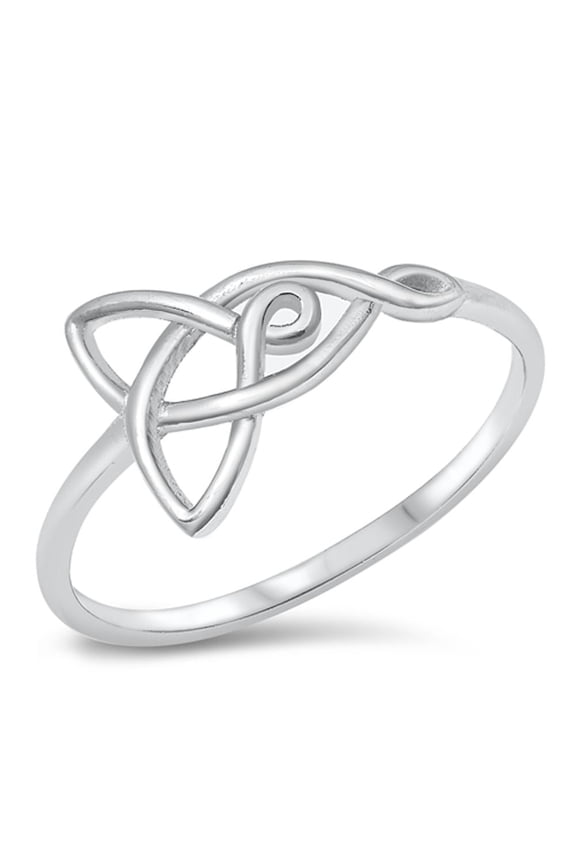 Celtic Symbol Knot Unity Wholesale Ring .925 Sterling Silver Band Jewelry Female Male Unisex Size 9