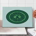 thumbnail image 1 of Celtic Tree Cutting Board, Stamp Style Old Motif with Natural Elements and Knot Like Design, Decorative Tempered Glass Cutting and Serving Board, in 3 Sizes, by Ambesonne, 1 of 2