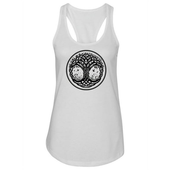 Celtic Tree Of Life Design. Tank Women -Image by Shutterstock, Female Medium